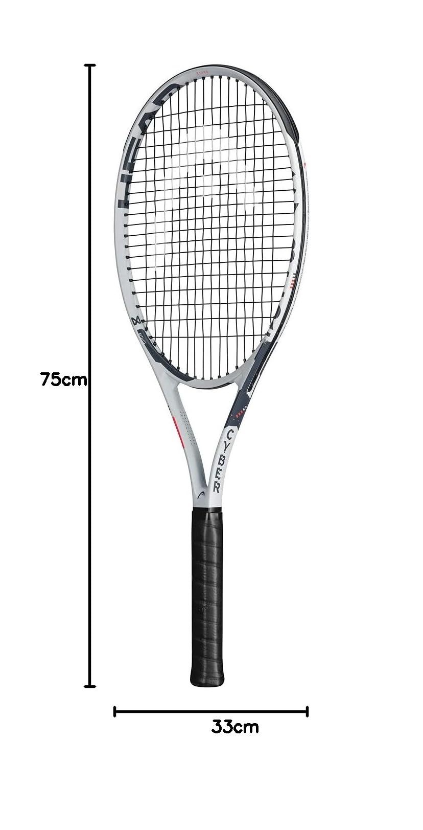 Buy Head Mx Cyber Elite Tennis Racquet (Strung) Online at